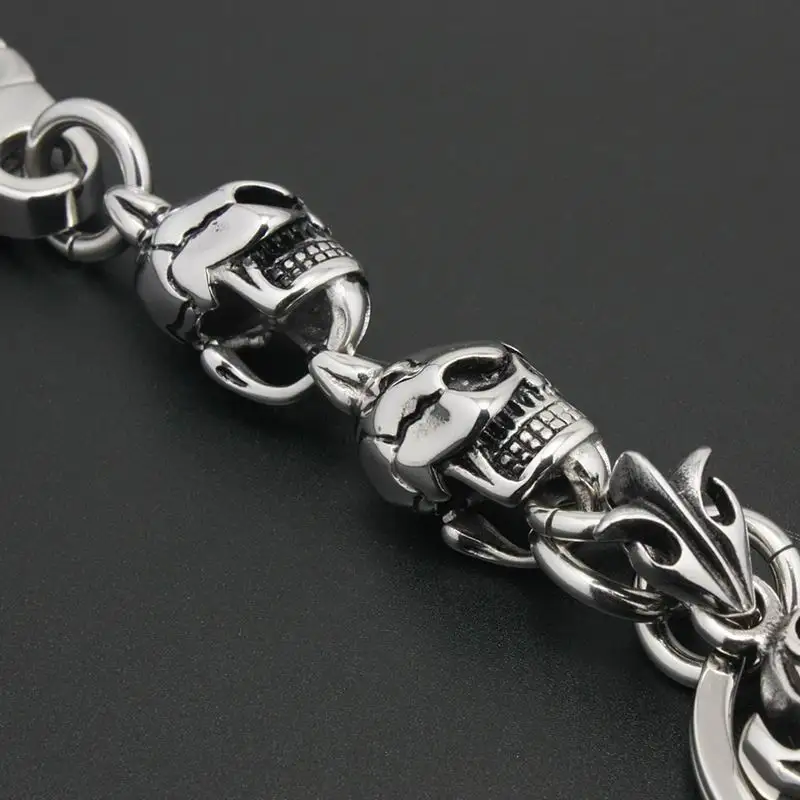 Мужской брелок рокер из нержавеющей стали 316L с уникальным этническим рисунком