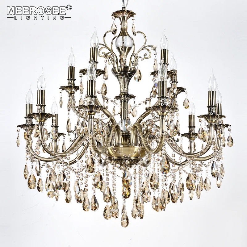 Винтажная хрустальная люстра светильник с креплением лампа подвесной канделябр