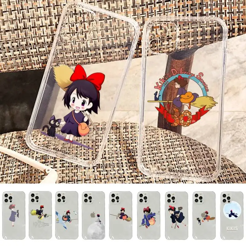 

Anime Kiki's Delivery Service Phone Case for iphone 13 11 12 pro XS MAX 8 7 6 6S Plus X 5S SE 2020 XR case