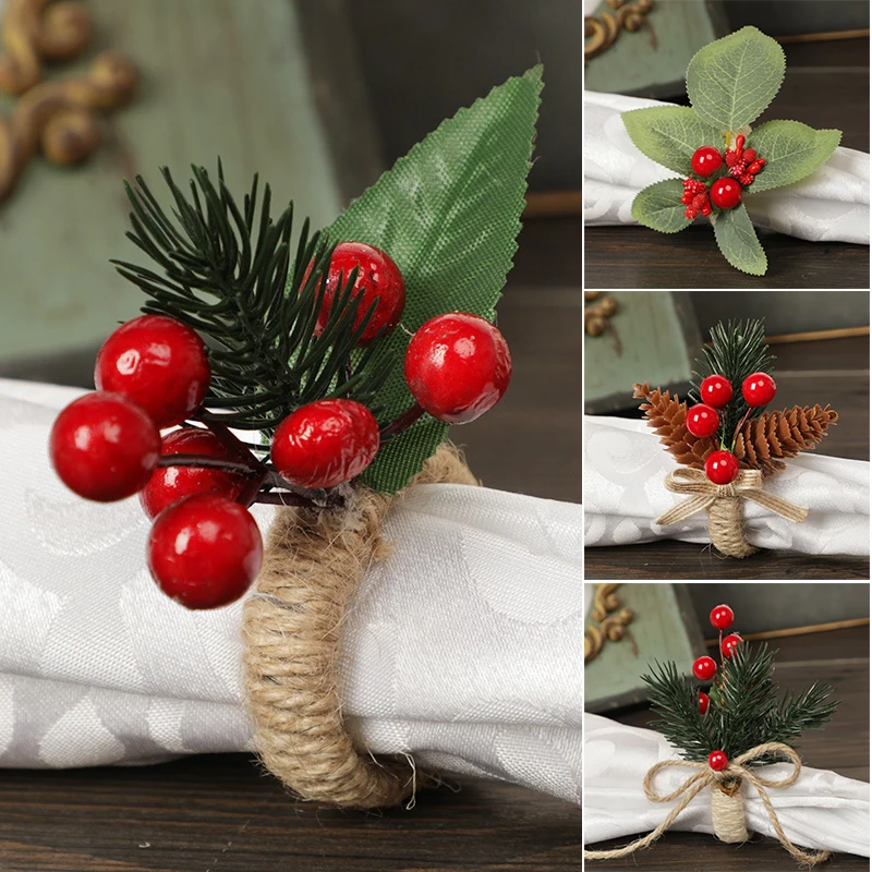 

Новая Западная Праздничная Пряжка для салфеток, рождественское кольцо для салфеток, украшение для стола, пряжка для салфеток, гостиничная П...