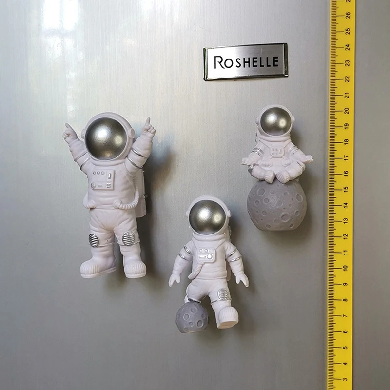 

Creative Stereo Apollo Astronaut Refrigerator Magnetic Paste Space Shuttle Fridge Magnet SouvenirHome Decoration Accessories