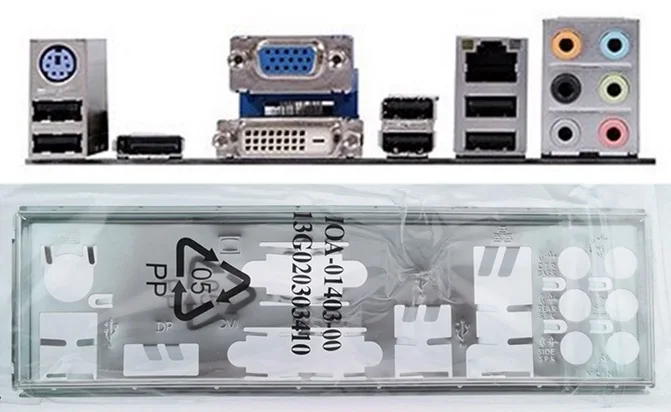 

Новая задняя панель I/O для материнской платы