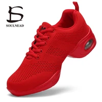 women dance shoes female dancing sneakers salsa ballroom modern jazz shoe casual girls fitness sports ladies sports party shoes
