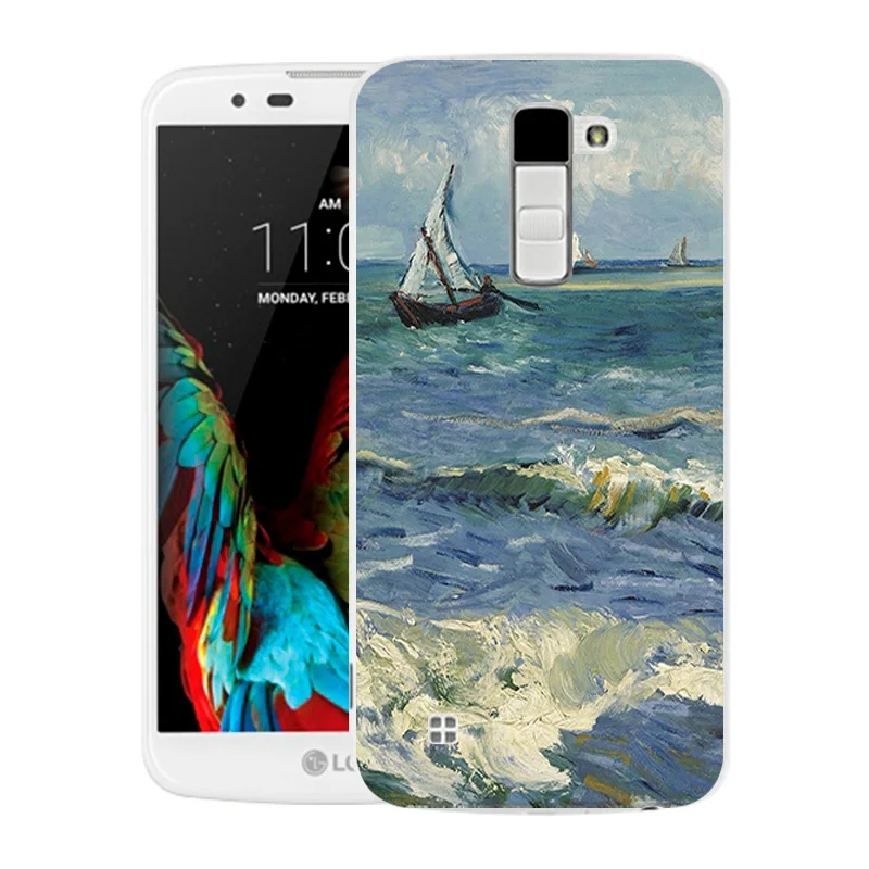 Мягкий силиконовый чехол для LG K10 LTE K420N K430 K430ds F670 телефона Модный с принтом |
