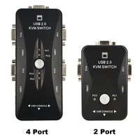 24 port vga kvm switch 2x14x1 usb 2 0 hub box splitter selector adapter usb 2 0 kvm 24 in 1 out vga for 24 hosts computer pc
