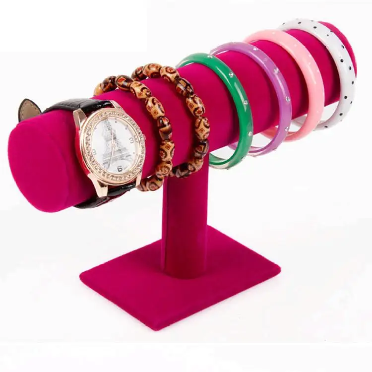 Вельветовая подставка-держатель для ювелирных изделий 15 х23 см | Украшения и