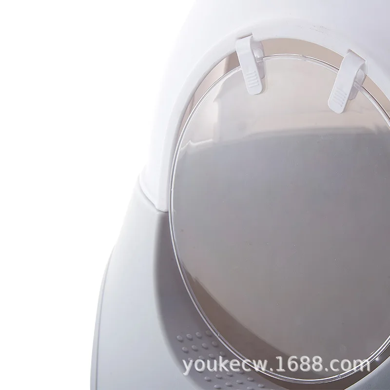 

Space Capsule Cat Litter Box Fully Enclosed Igloo Cat Toilet Large Cat Litter Box Anti-spatter Bentonite Cat Litter Box