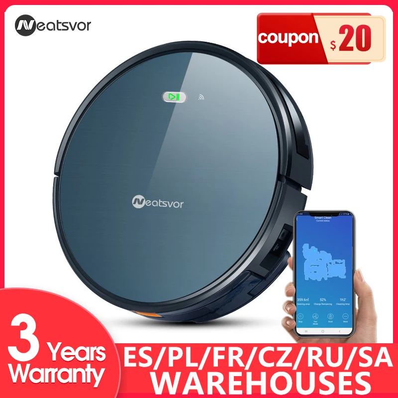 NEATSVOR X500 Multifunctional Robotic Vacuum Cleaner 3000PA Poweful Suction 3in1 home dry wet mopping cleaning robot Auto Charge