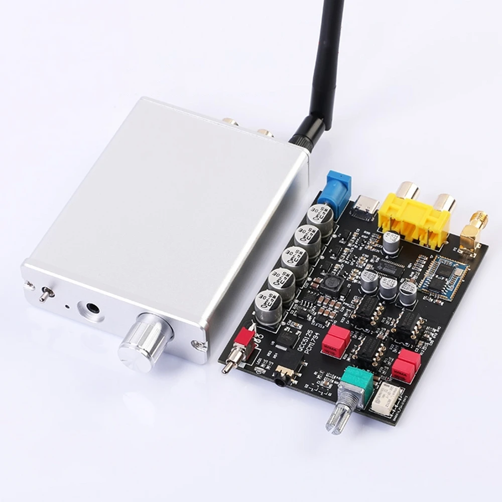 Hi-Fi PCM1794 USB DAC плата QCC5125 APTX LDAC Bluetooth-Совместимость 5 1 24 бит 96 кГц RCA 3 мм аудиодекодер