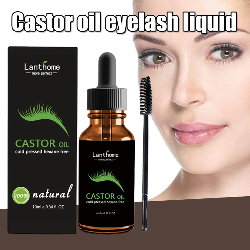 

10ml Castor Oil Mascara To Grow Eyebrows Portable Mild Mascara With Eyelash Brush Easy To Use Mascara Castor Oil Mascara Wh998