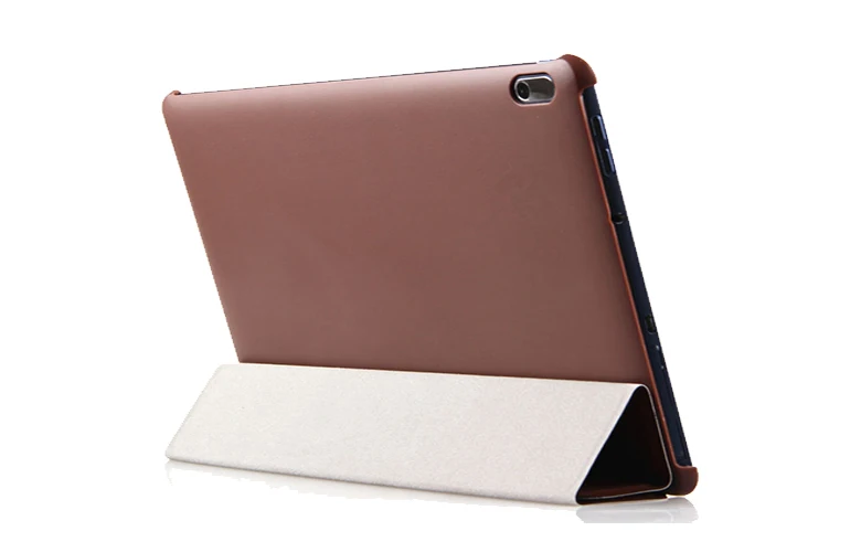 brown Чехол для планшета A7600 10,1 дюймов чехол для Lenovo Idea Tab A10-70 A7600 A7600-h/A7600-f PU кожаный защитный чехол-подставка+ ручка - Цвет: brown