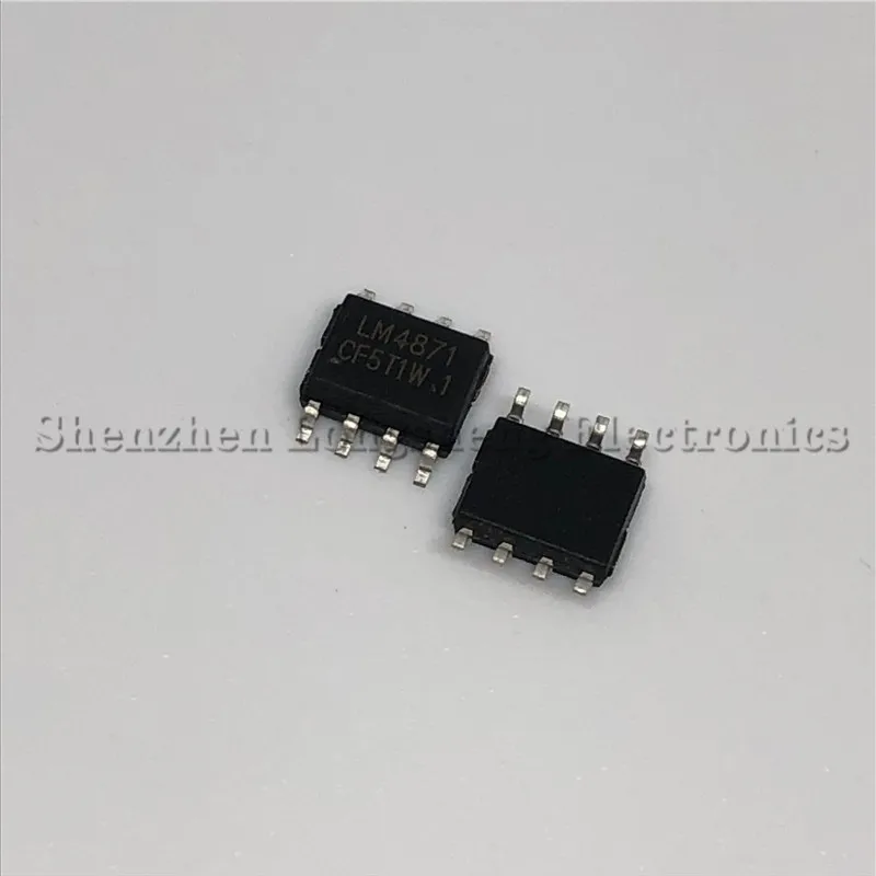 10 шт./Лот Новый LM4871 SOP 8 LM4871MX усилитель усилителя IC 3 Вт Мощный аудио