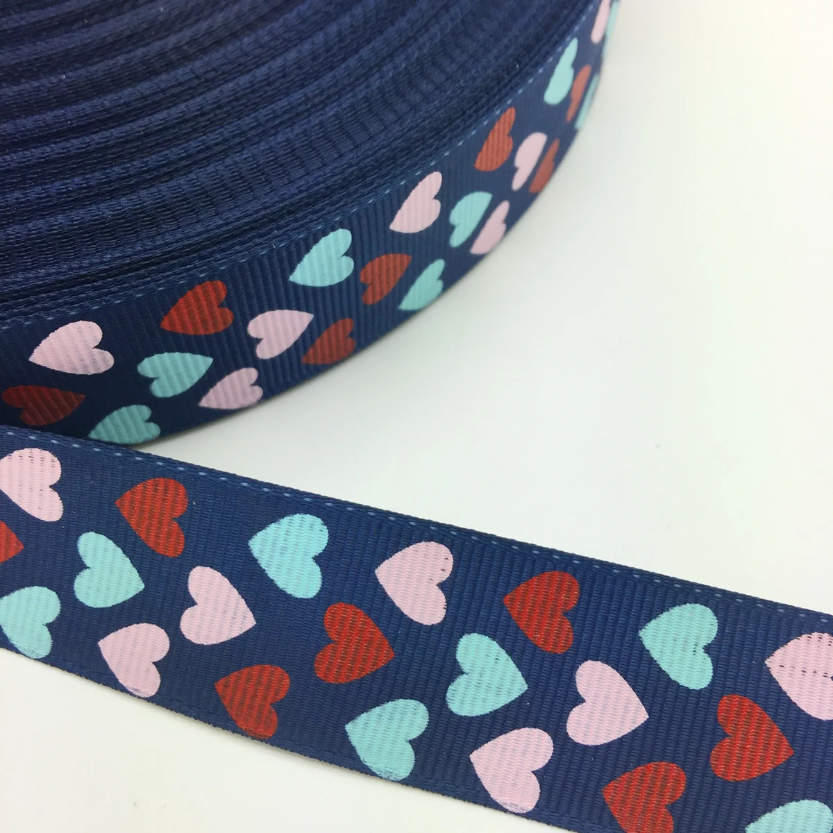 Лента для волос с принтом персикового сердца бант шитья 5 ярдов 1 '✥ мм | Дом и