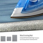 Коврик для глажки с шерстяным прессом, подстилка для глажки при высокой температуре, коврик для глажки из войлока для дома DEC889