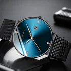 Часы наручные мужские с японским кварцевым механизмом, простые ультратонкие модные деловые брендовые дизайнерские Роскошные водонепроницаемые с круглым циферблатом