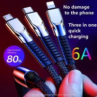 catcat3in1mobile phone charging cable type c usb cable micro usb cable lightning usb cable on board charging line