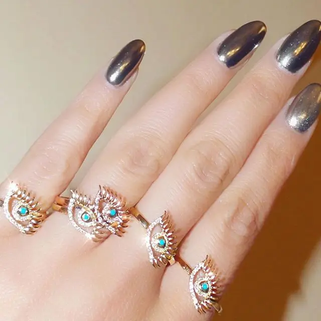 Новое поступление изящные золотые ресницы от сглаза модные ювелирные изделия