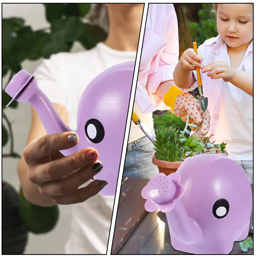 

2pcs Watering Cans Elephant Design Watering Kettles Flower Watering Pots