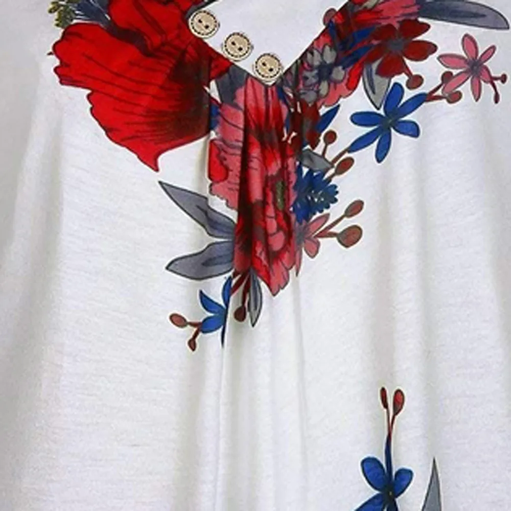 Женская блузка с длинным рукавом V-образным вырезом и пуговицами | одежда