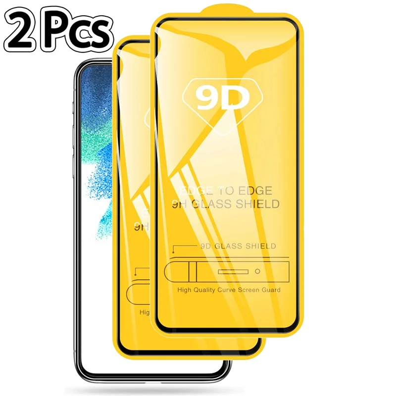 

2 Pcs, 9D Protective Glass for Samsung Galaxy S21 FE Screen Protector A22 Samsung A 22 Tempered Glass Film Samsung S 21 FE Glass