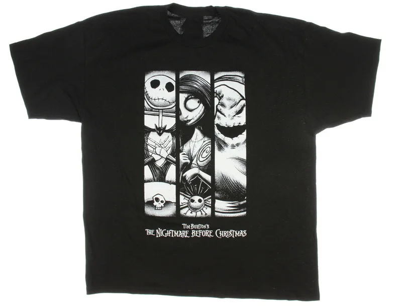 Кошмар перед Рождеством Джек Салли и Oogie Boogie мужская футболка одежда | Мужская