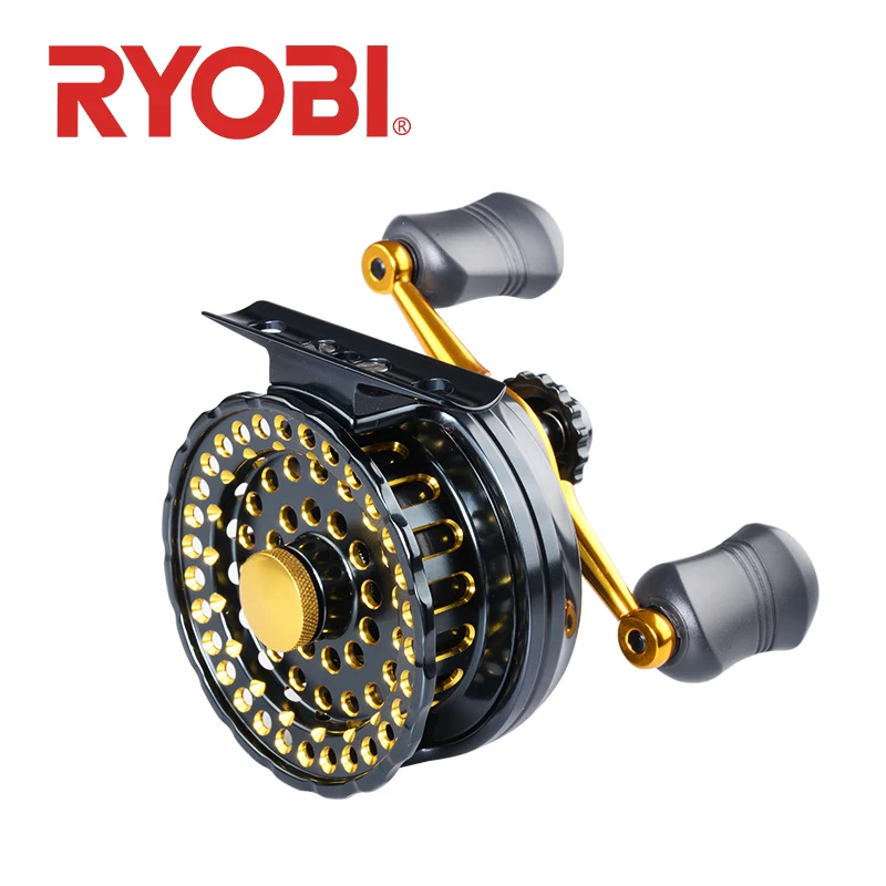 Оригинальная Рыболовная катушка RYOBI IKADA 60III для ловли нахлыстом гладкая с