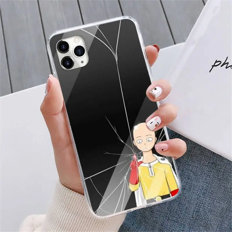 

Anime One Punch Man Phone Case For iphone 12 5 5s 5c se 6 6s 7 8 plus x xs xr 11 pro max mini