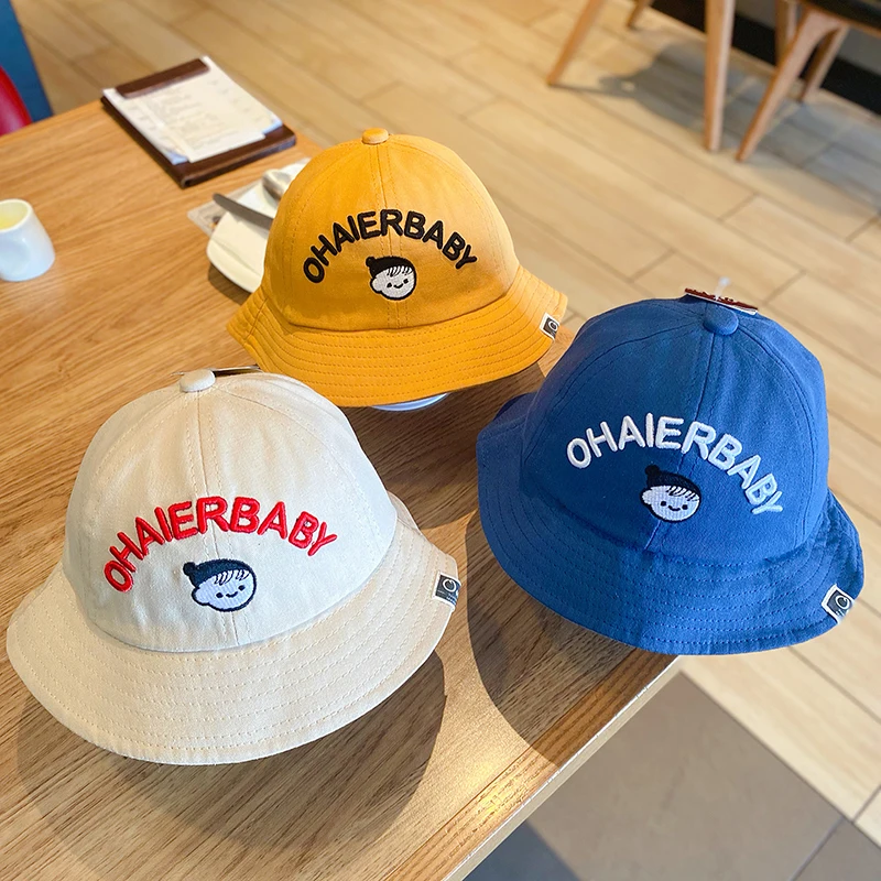 

Baby Hat spring and autumn thin boy fisherman's hat sunshade cute super cute summer baby cap girl trend