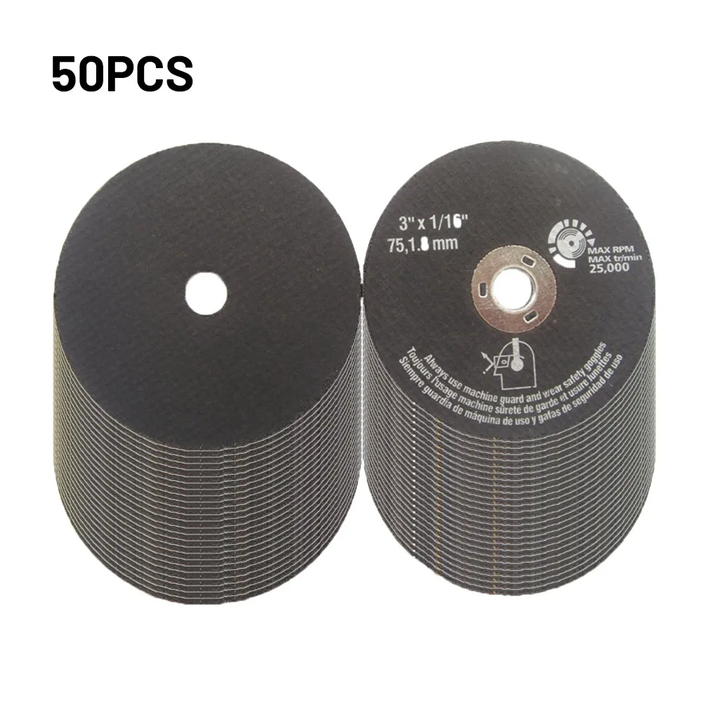 100/50/25/10 шт. режущие диски из нержавеющей стали 3 дюйма 75X1 8X10 шлифовальный диск круг