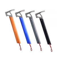 outdoor camping tent hammer stainless steel tent peg accessory mountaineering hiking tent nail puller hammer camping equipment
