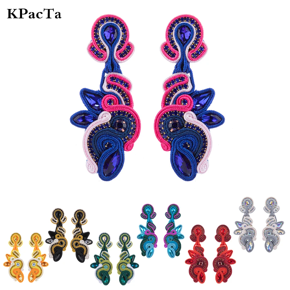 KPacTa серьги для женщин богемные этнические стильные ювелирные изделия женские