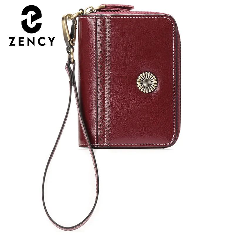 Zency маленький простой Повседневный женский кошелек держатель для монет на молнии