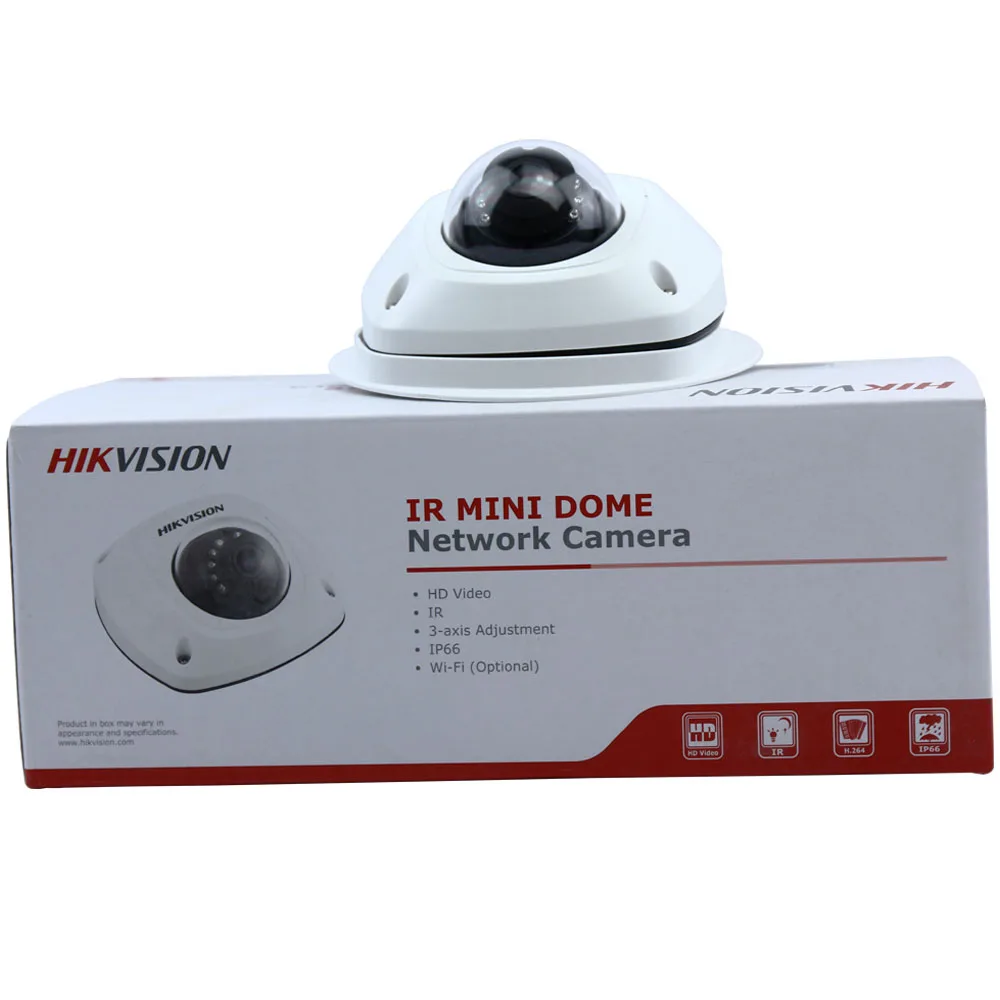 Hikvision DS-2CD2542FWD-IWS английская версия корпус Ip камера Wi-Fi купольная POE безопасности