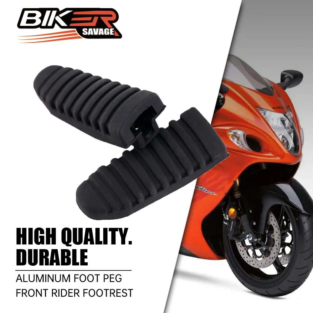 

Motorcycle Front Rider Footrest Foot Pedal Pad Peg Cover Pedals Accessories Repose Pied For SUZUKI HAYABUSA GSX1300R 1999-2020