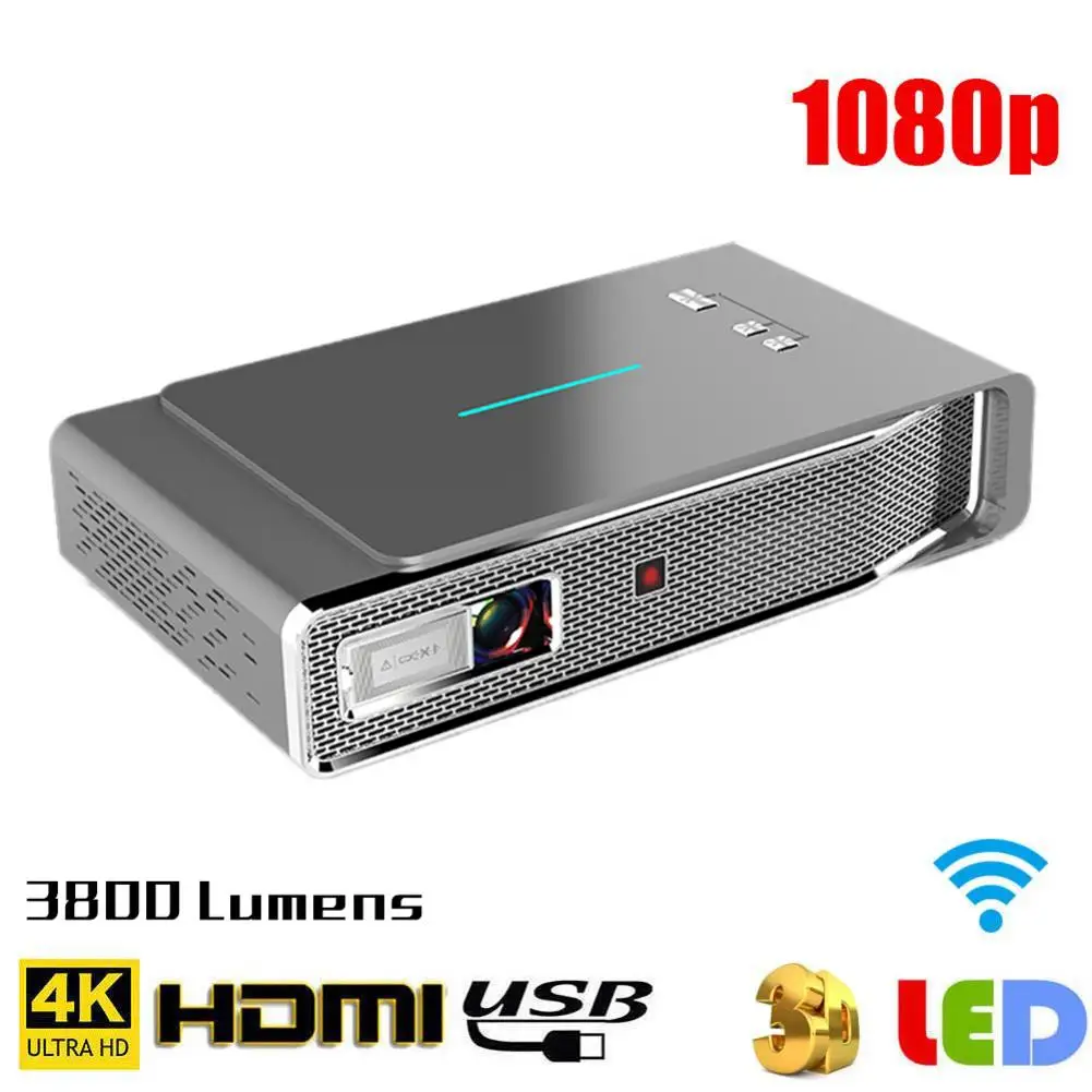 TOUMEI V5 3D 4K HD проектор умный wifi видео домашний кинотеатр проектор 5G двухдиапазонный wifi 16G Dolby звук китайский/английский