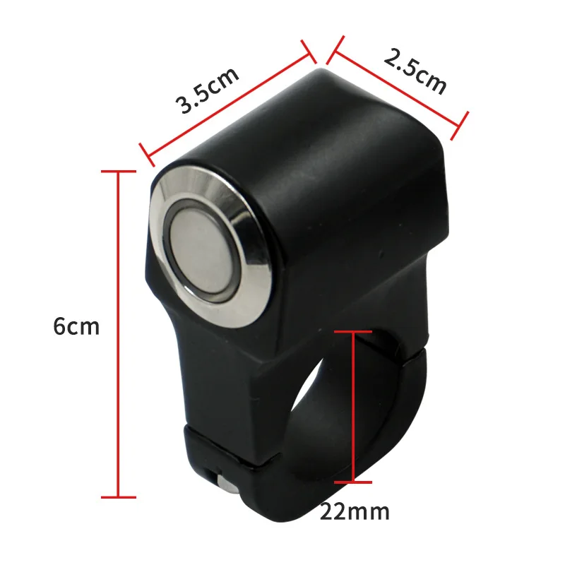 

Motorcycle electric car modification with self-locking LED headlight handle faucet aluminum alloy handle