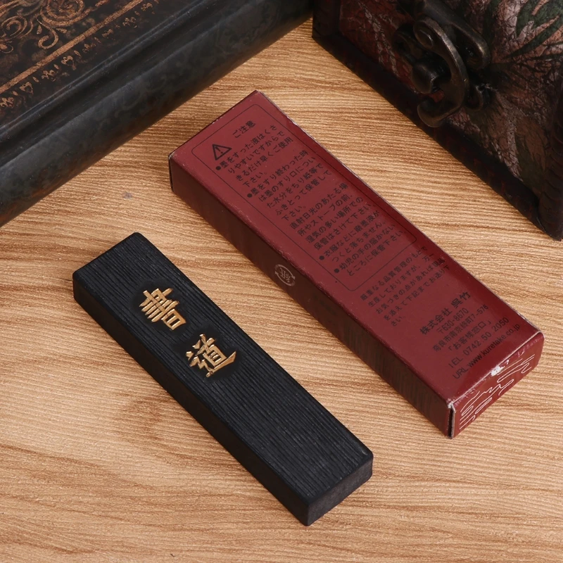 

Drawing Writing Ink Stick Block Black For Chinese Japanese Calligraphy Solid Ink Sticks Solid Stationery Office Supplies