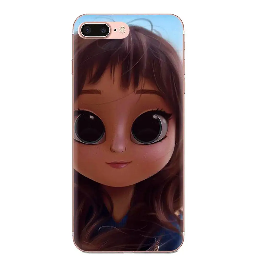Big Eyes Girl Cartoon For Xiaomi Redmi Mi 4 7A 9T K20 CC9 CC9e Note 7 9 Y3 SE Pro Prime Go Play TPU Mobile Phone Case Cover | Мобильные