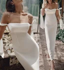 Женское длинное облегающее платье It's yiiya, белое эластичное платье до щиколотки с завязкой на спине на лето 2019