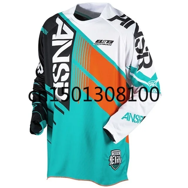 

2021 Cycling Jersey Top moto Shirt Men MTB Ropa Ciclismo Breathable Male's Pro Cycling Shirts Maillot DH MX mtb jersy