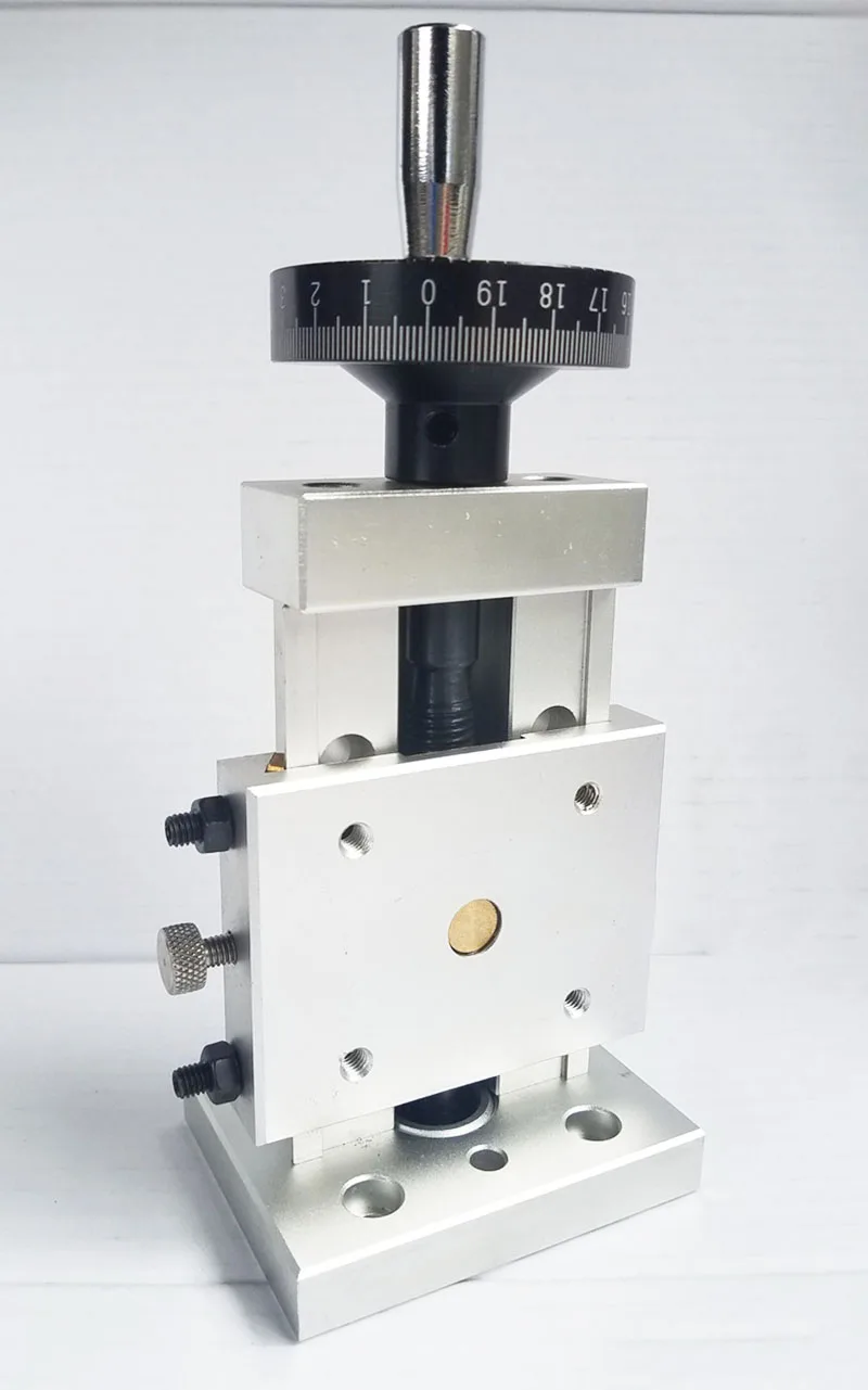 GF9040E Precision Vertical Slide Table Screw Carriage Z Axis Linear Dovetail One-Dimensional Sliding Wide 90 Stroke 40MM |