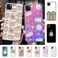 cute cartoon cat phone case for iphone 13 11 12 13 mini pro xs max 8 7 6 6s plus x 5s se 2020 xr cover