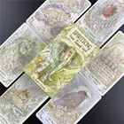 Новинка, Лидер продаж, Карты Таро Spiritsong, слон, насекомое, животное, мир, заполненный вижером, Мультяшные милые жизнеспособные карты с изображением ораклов