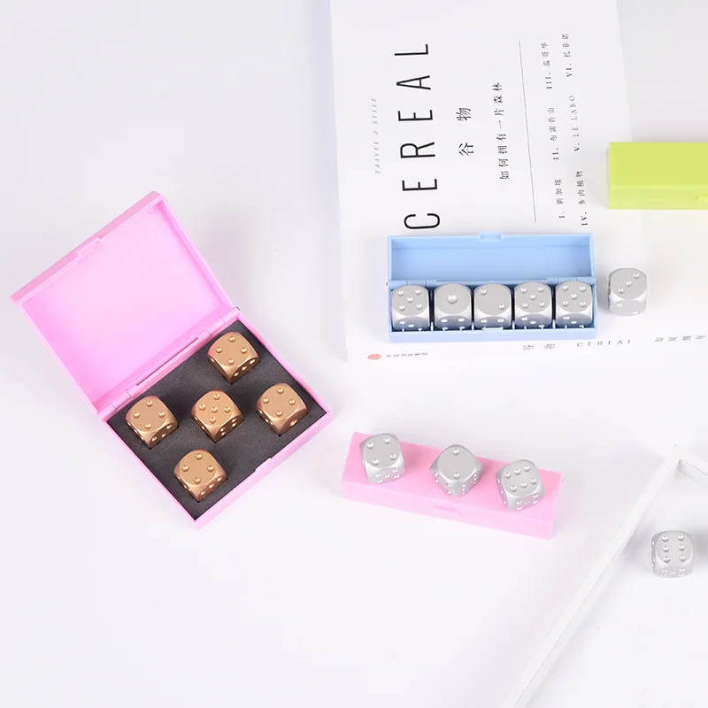 5 шт./компл. кубики из алюминиевого сплава Пинцет многогранные для Маджонга