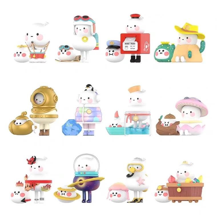 

Trendy Kid Doll Extreme Travel Series Birthday Gift Computer Desktop Decoration Kawaii Toy Blind Random Box