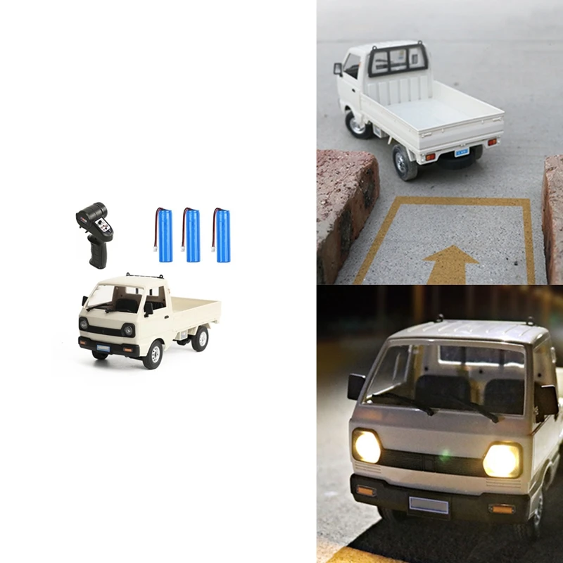 

D12 Mini 1/16 2WD RC автомобиль, имитация дрифта, скалолазания, грузовик светодиодный светильник кой на дороге 130 мотор подходит для WPL D12 для детей, п...