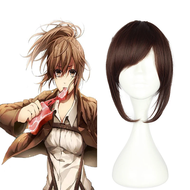 Аниме Атака Титанов косплей парик Саша Блузка Косплей парики жаропрочные