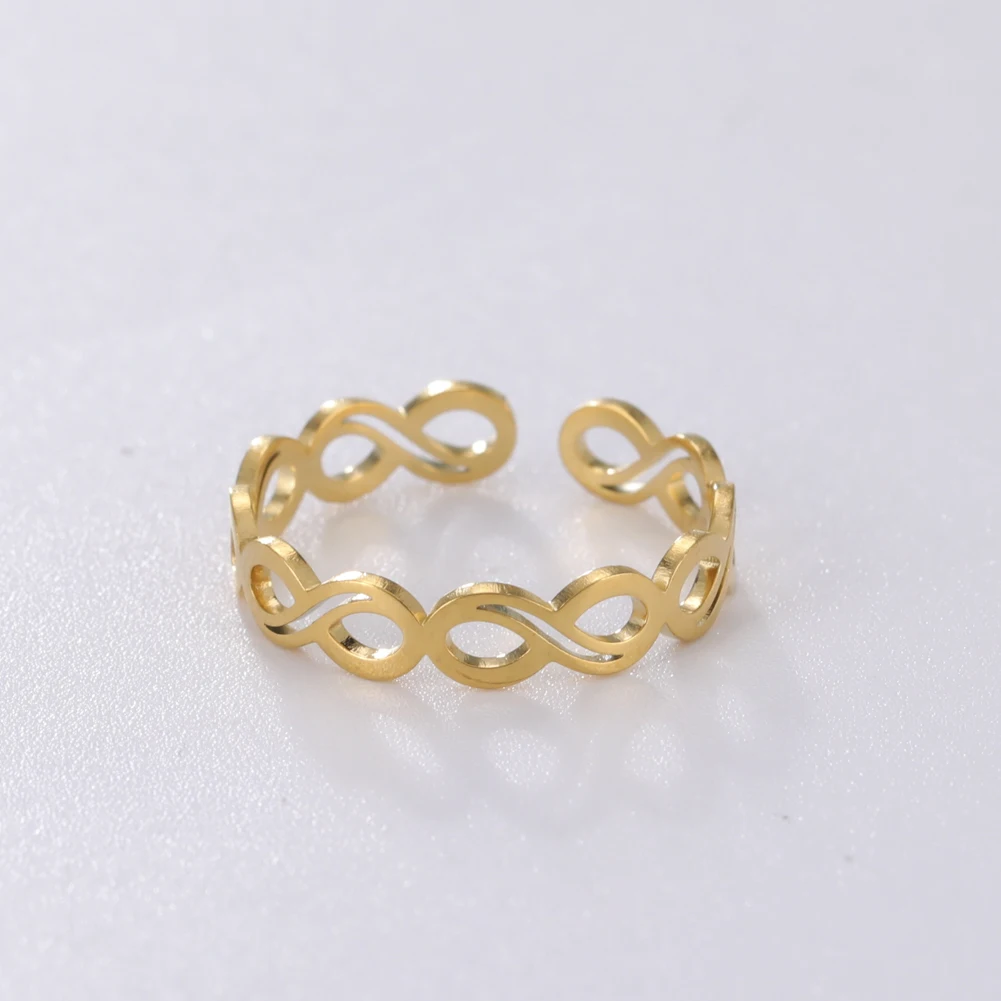 Skyrim геометрические бесконечные полые кольца регулируемые для женщин из