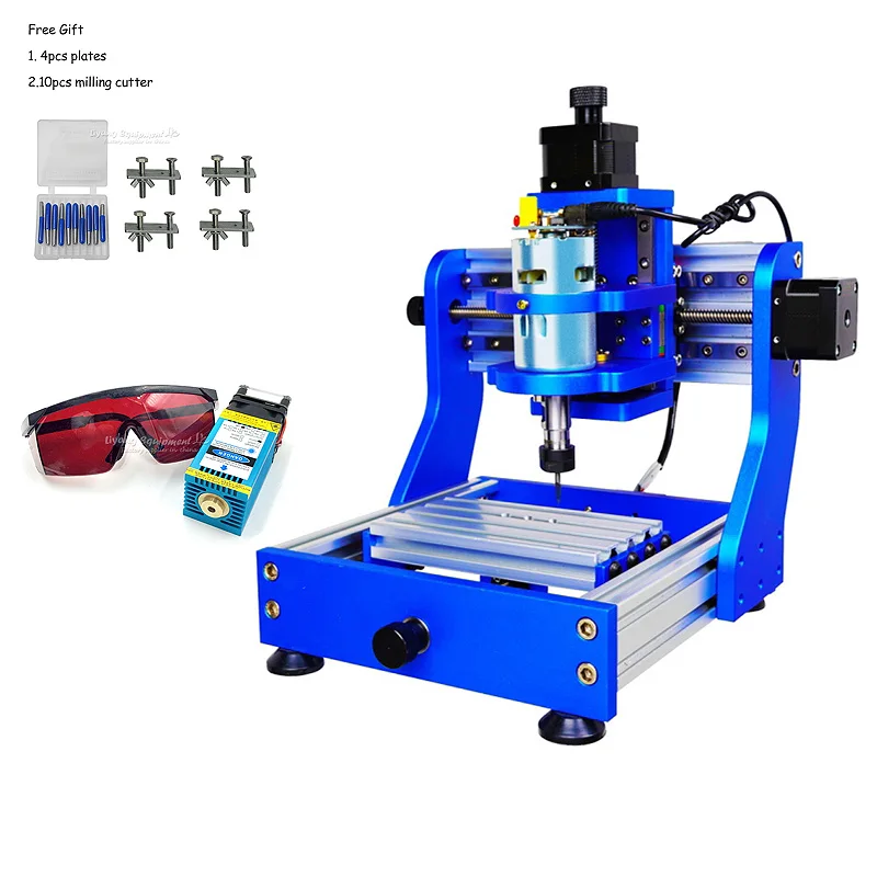 Квадратный рельс mini LY CNC 1310 PRO цельнометаллический каркас настольный