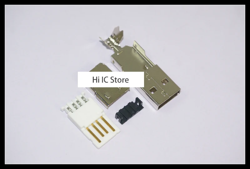 Высокое качество Серебряный медный сплав USB A USB B разъем Jack хвост Sockect Разъем Порт Sockect для HiFi аудио оборудования